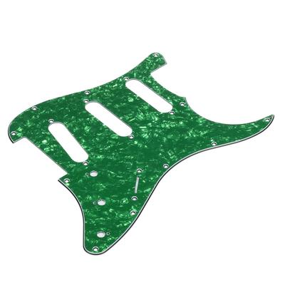 Guitar Pickguard 3 Single Coil Pickup for Guitar Green - 225*285*2.4mm