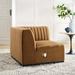 Conjure Channel Tufted Performance Velvet Right Corner Chair