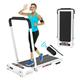 FYC 2 in 1 Under Desk Treadmill - 2.5 HP Folding Treadmill for Home Installation-Free Foldable Treadmill Compact Electric Running Machine Remote Control & LED Display Walking Running Jogging