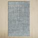 Blue/Gray 96 x 60 x 0.35 in Area Rug - Birch Lane™ Emme Abstract Flatweave Wool Area Rug in Blue Wool | 96 H x 60 W x 0.35 D in | Wayfair