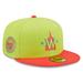 Men's New Era Green/Red Washington Nationals 2008 Inaugural Season Cyber Highlighter 59FIFTY Fitted Hat