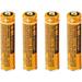 4Pack Ni-Mh AAA Rechargeable ies HHR-55AAABU 1.2V 550 mAh Repalcement for Panasonic Cordless Telephone Land Line