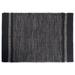 Variegated Gray Handwoven Recycled Yarn Rug 2X3 Ft by DII in Gray