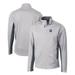 Men's Cutter & Buck Gray Georgetown Hoyas Navigate Softshell Full-Zip Jacket