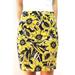 J. Crew Skirts | J Crew Floral Pencil Skirt | Color: Blue/Yellow | Size: 4