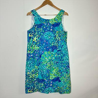 Lilly Pulitzer Dresses | Lilly Pulitzer Shift Dress, Lilly’s Lagoon, Sz. 8 | Color: Blue/Green | Size: 8