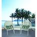 Infinity INCB CASABLAMCA Casablanca Outdoor PE Rattan Wicker Chairs & Tempered Glass Top Coffee Table