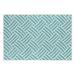 Green/Blue 36 x 24 x 0.25 in Kitchen Mat - Gracie Oaks Lavesha Kitchen Mat, Cotton | 36 H x 24 W x 0.25 D in | Wayfair