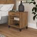 Union Rustic Laia 1 - Drawer Nightstand in Ash Gray Wood in Brown | 24.9 H x 23.66 W x 15.71 D in | Wayfair AD8531A25A284A54B98CED51011DA7A9