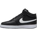 Sneaker NIKE SPORTSWEAR "COURT VISION MID NEXT NATURE" Gr. 47, schwarz-weiß (schwarz, weiß) Schuhe Sneaker