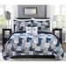Chic Home Viona 8 Piece Reversible Bed in a Bag Quilt Coverlet Set