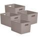 Superio Plastic Bin Set of 4 - 15"W x 9"H x 11.5"D