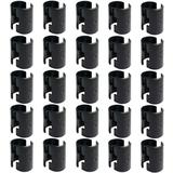 Wire Shelf Clips 24 Pcs Wire Shelving Shelf Lock Clips for 1 Post- Shelving Sleeves Replacements for Wire Shelving System