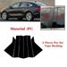 For Chevrolet Impala 2014-20 6PCS Black Car Pillar Posts Door Window Trim Cover