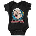 Popeye I ve Got My Eye On You Funny Romper Boys or Girls Infant Baby Brisco Brands 18M