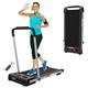 FYC 2 in 1 Under Desk Treadmill - 2.5 HP Folding Treadmill for Home Installation-Free Foldable Treadmill Compact Electric Running Machine Remote Control & LED Display Walking Running Jogging