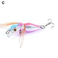 1Pcs Hard Bait 3D Eyes Fishing Lure Butter Fly Insects Various Style Salmon Flies Trout Single Dry Fly Fishing Lures 4.5cm/3.4g Fishing Tackle - Treble Hook Design