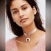 Free People Jewelry | Free People Foiled Horn Leather Choker | Color: Pink/Silver | Size: Os