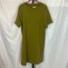 Madewell Dresses | Madewell Mwl Airyterry Sweatshirt Tee Dress, Size Small | Color: Green | Size: S