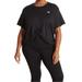 Adidas Tops | Adidas Multi Sport Twist Crop T-Shirt | Color: Black/White | Size: 3x