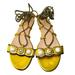 Gucci Shoes | Gucci Leather Gladiator Sandals Gold | Color: Gold | Size: 7