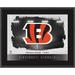 Cincinnati Bengals Framed 10.5" x 13" Sublimated Horizontal Team Logo Plaque