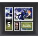 Kayvon Thibodeaux New York Giants Framed 15" x 17" Player Collage with a Piece of Game-Used Ball