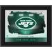 New York Jets Framed 10.5" x 13" Sublimated Horizontal Team Logo Plaque