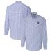 Men's Cutter & Buck Royal Illinois Fighting Illini Easy Care Stretch Gingham Long Sleeve Button-Down Shirt