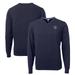Men's Cutter & Buck Navy Penn State Nittany Lions Lakemont Tri-Blend V-Neck Pullover Sweater
