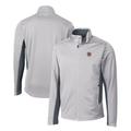 Men's Cutter & Buck Gray LSU Tigers Navigate Softshell Full-Zip Jacket