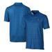 Men's Cutter & Buck Blue Auburn Tigers Primary Team Logo Pike Micro Floral Stretch Polo