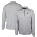 Men's Cutter & Buck Gray Fresno State Bulldogs Heathered Vault Stealth Quarter-Zip Pullover Top