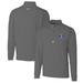 Men's Cutter & Buck Steel Air Force Falcons Traverse Stretch Quarter Zip-Pullover Top