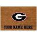 Georgia Bulldogs 23'' x 35'' Personalized Door Mat