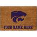 Kansas State Wildcats 23'' x 35'' Personalized Door Mat