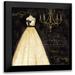 Adams Emily 12x12 Black Modern Framed Museum Art Print Titled - French Couture I Gold 18x18