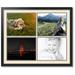 ArtToFrames Collage Photo Picture Frame with 4 - 11x14 Openings Framed in Black with Alabaster and Black Mats (CDM-3926-3)