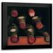 Melious Amy 20x20 Black Modern Framed Museum Art Print Titled - Vintage Wine Cellar II