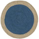 SAFAVIEH Natural Fiber NF801D Royal Blue / Natural Rug