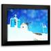 Coomes Sylvia 18x15 Black Modern Framed Museum Art Print Titled - Santorini I