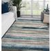 Luxe Weavers Lagos Collection 7501 Blue 2x3 Abstract Area Rug