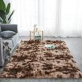 Shag Loomed Area Rug for Kids Play Room Warm Soft Faux Fur Luxury Rug Plush Throw Rugs High Pile Rug Handmade Knitted Nursery Decoration Rugs Baby Care Crawling Carpet