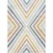 nuLOOM Neveah Contemporary Chevron Area Rug 6 7 x 9 Beige