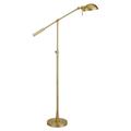 Heath & Cliff Dexter Floor Lamp Brushed Brass Brass