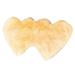 Heart Shaped Area Rug Artificial Wool Shaggy Floor Mat Carpet Beige