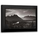 Majchrowicz Alan 14x11 Black Modern Framed Museum Art Print Titled - Snake River Overlook Grant Teton National Park