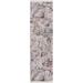 HomeRoots 395901 2 x 8 ft. Toned Abstract Runner Rug Grey