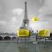 Tiptophomedecor Cityscape Wallpaper Wall Mural - Seine And Eiffel Tower