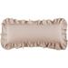 Red Barrel Studio® Caddington Washed Romantic Shabby Elegance Farmhouse 14x36 inch Ruffled Lumbar Pillow /Down/Feather/ in Pink | Wayfair